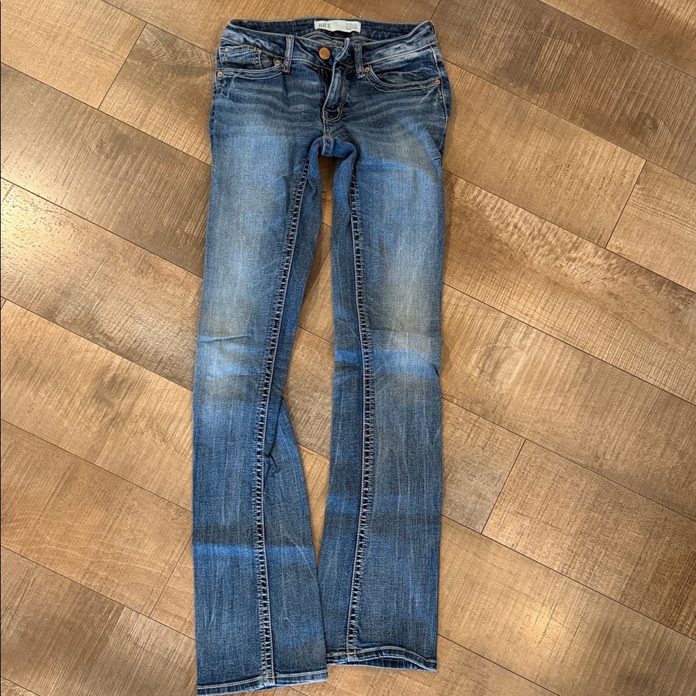 BKE Women's Boot Cut Jeans in Blue
